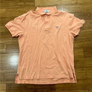 Southern tide large orange skip jack polo men’s l